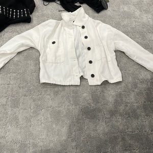 Zara white jacket
